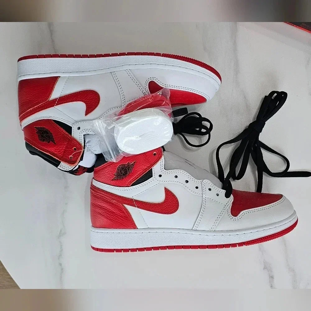 White University Red & Black Jordan 3s